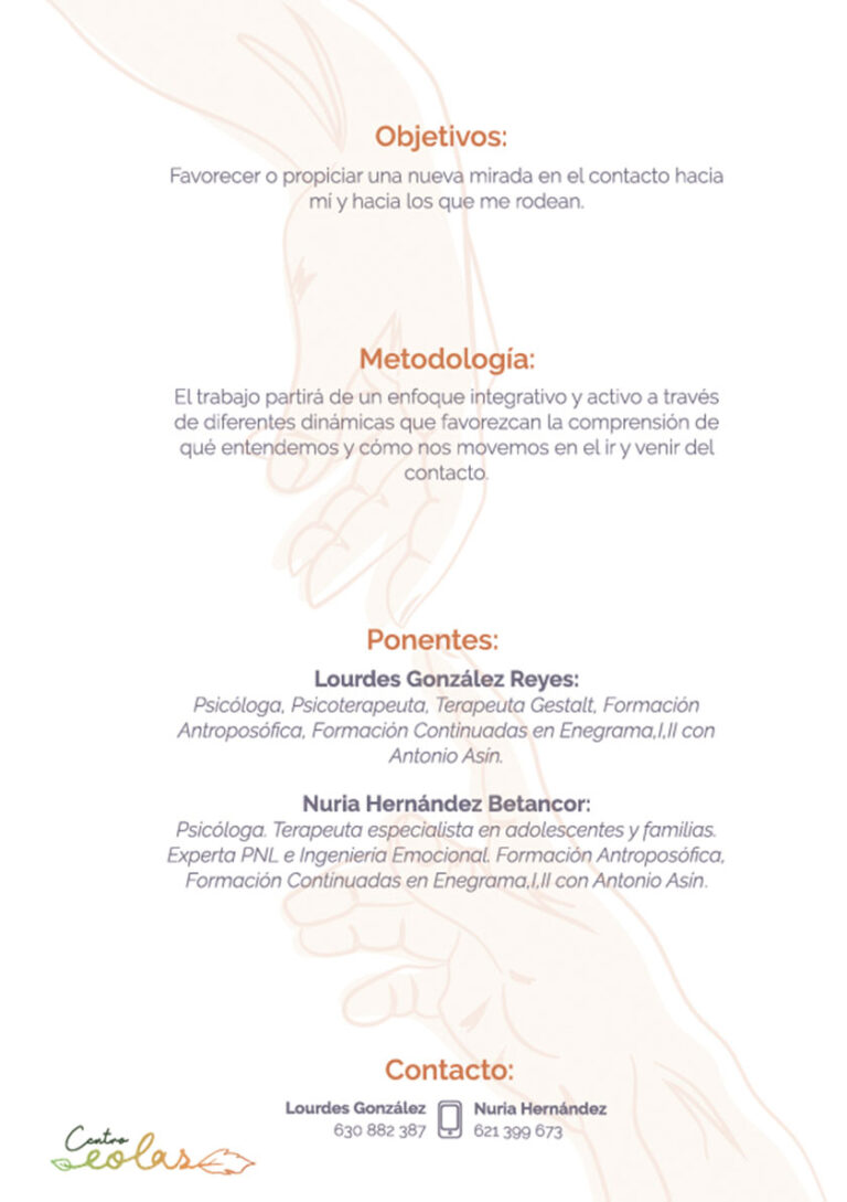 El arte del contacto ficha
