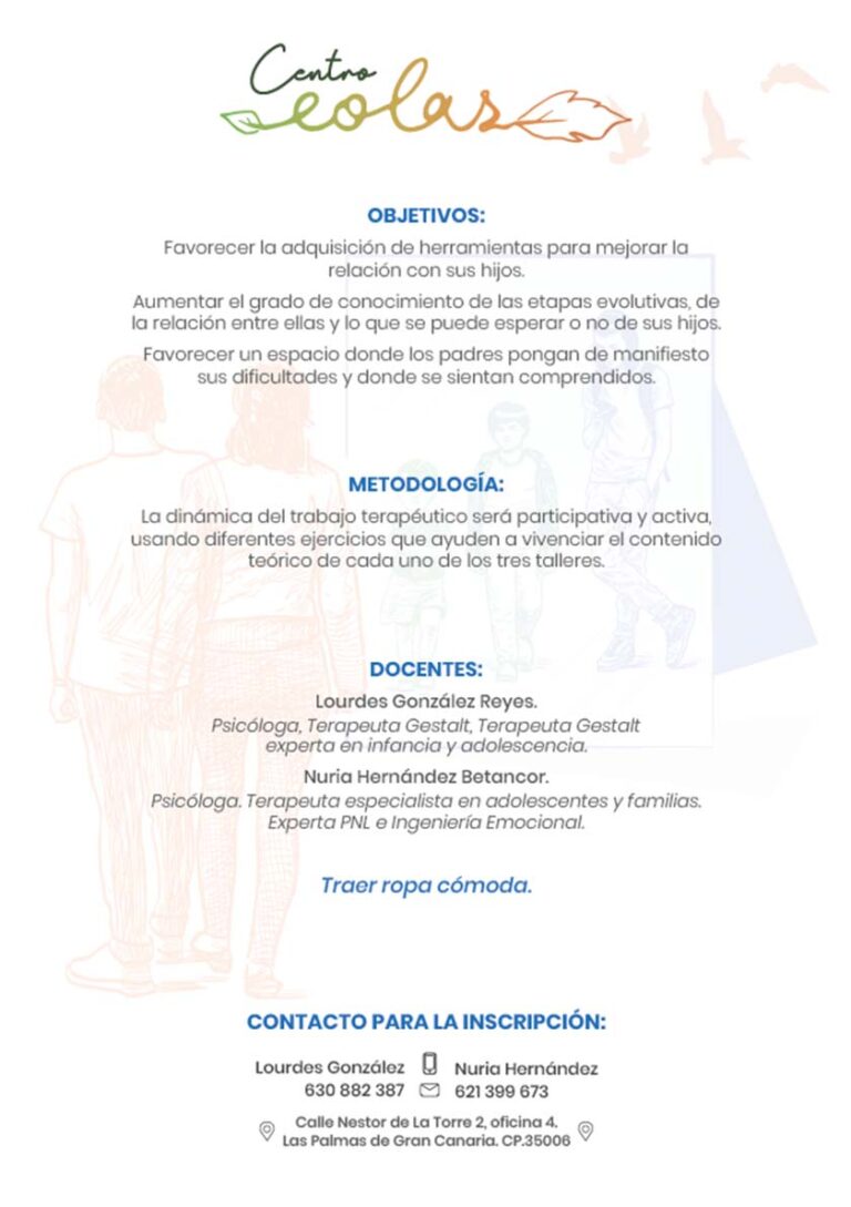 Taller para padres y madres ficha