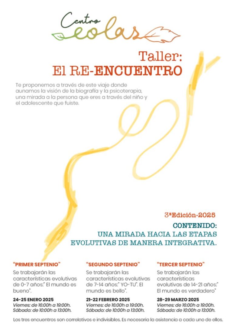 Taller el re-encuentro 3º edición